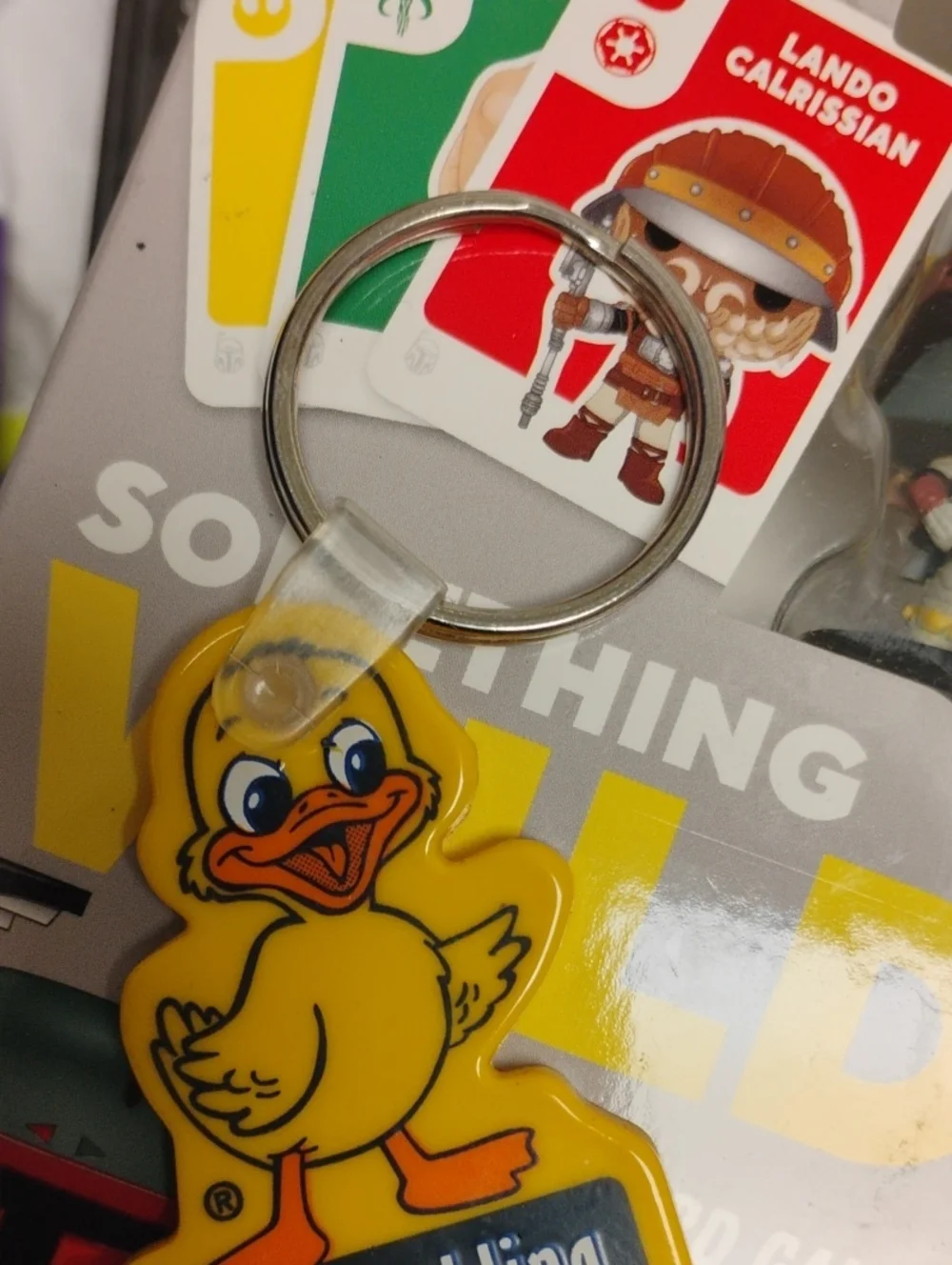 VINTAGE UGLY DUCKLING CAR SALES KEYCHAIN CHARM EXCELLENT CONDITION